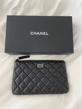 Chanel So Black Reissue O Case Pouch
